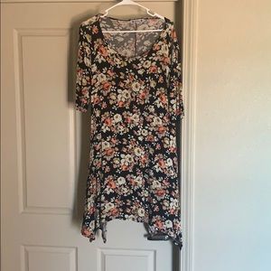 Black Dress with flowers